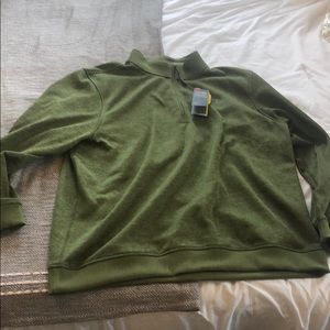 Tags on, brand new green pullover Under Armour